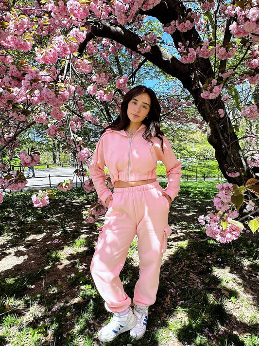 Untitled Pink Sweat Set