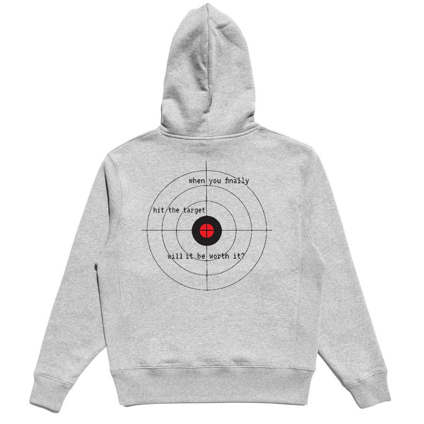 Grey Target Hoodie