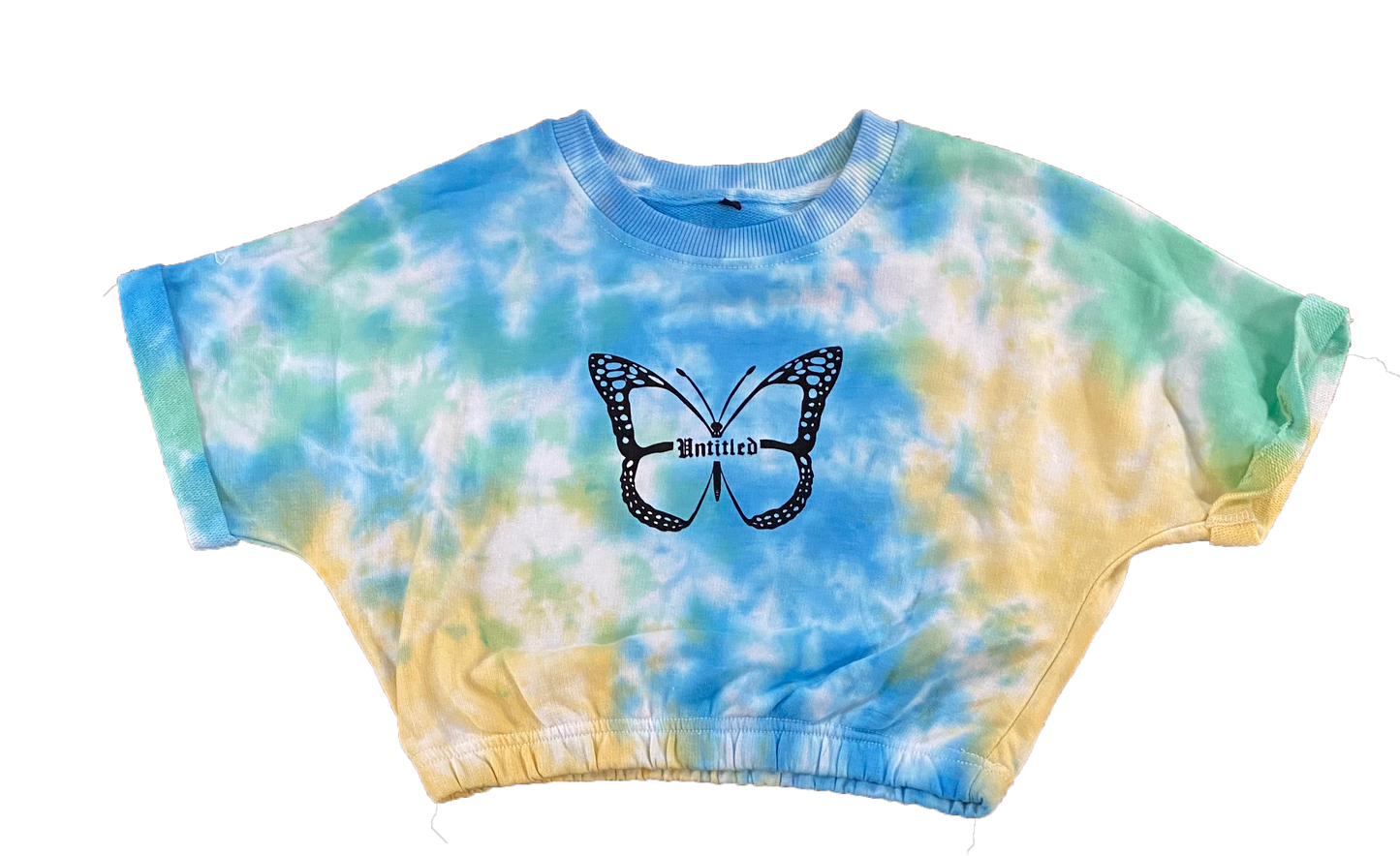 Blue Butterfly Tie-Dye Set