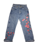 Cherry Blossom High Waisted Jeans - Untitled X Clothing