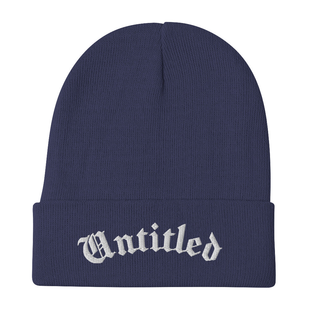 Untitled Embroidered Beanie