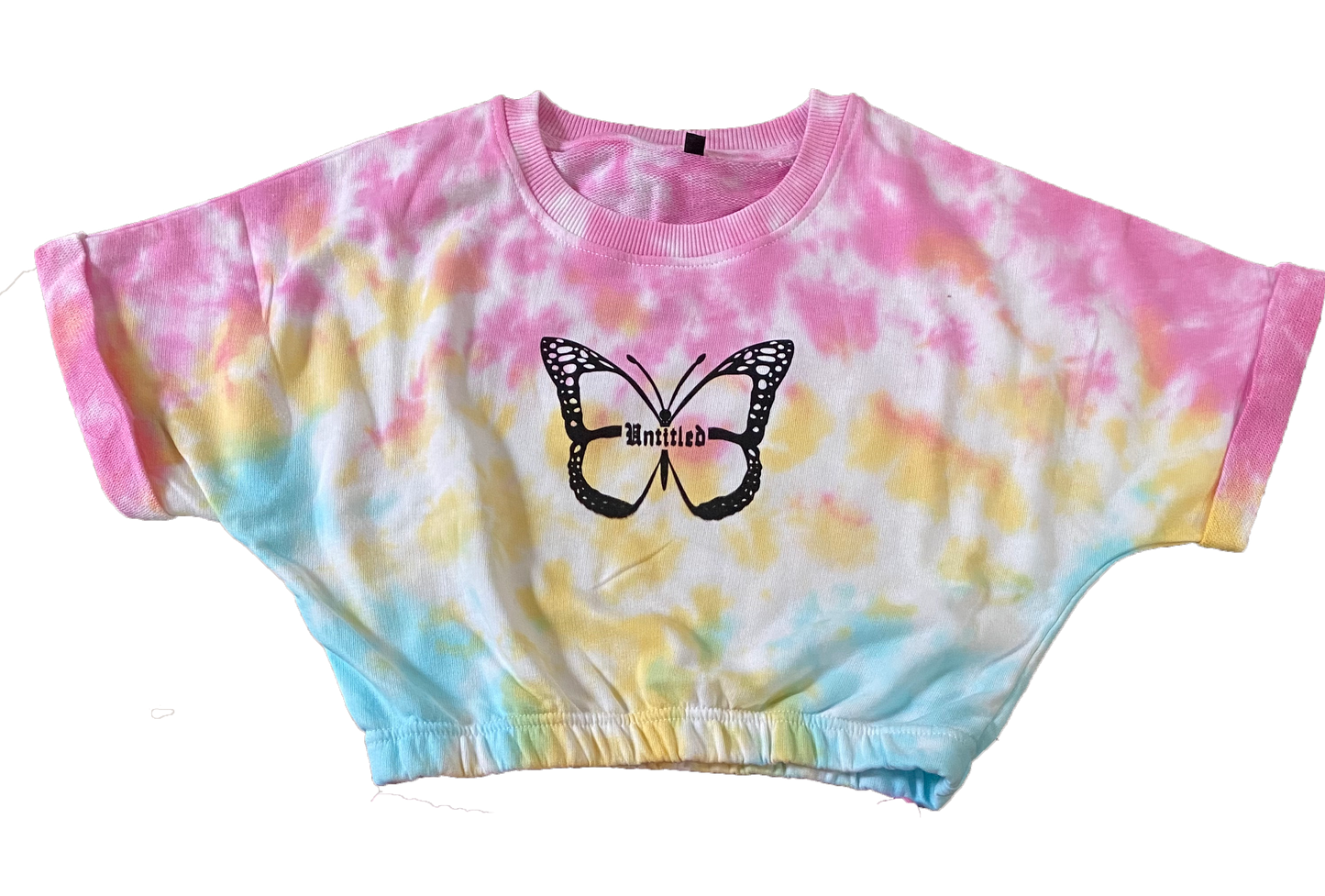 Pink Butterfly Tie-Dye Set